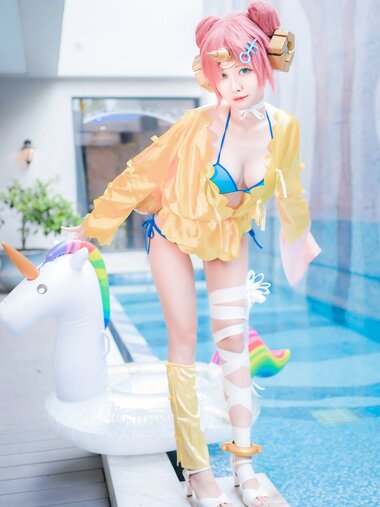[Cosplay] Arty 亞緹 - FGO Frankenstein Swimsuit フランケンシュタイン (Fate Grand Order)