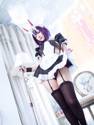 [Cosplay] Mime 弥美 - Drunken Maid 酒呑童子女仆