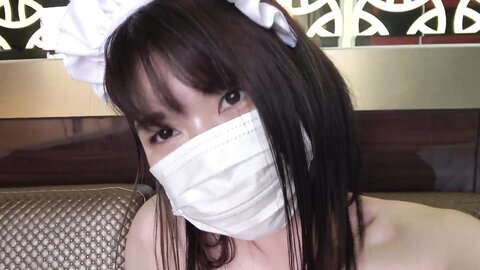 2970910 E-cup amateur girl Mirei twenty years old in a maid`s consistent that meets the girl excessively