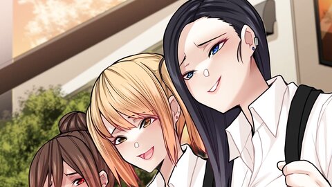 FRM-011 【アニメ】童貞チ○ポがだぁい好きな発情ギャルの雌穴に生でハメて出してギャルハーレムを築いた話。（モーションアニメ）