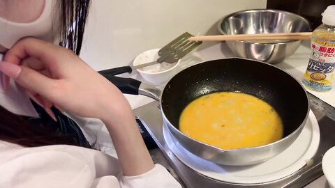 3049060 After cooking and talking about her first love with Miku a middle-aged girl in white socks and school uniform