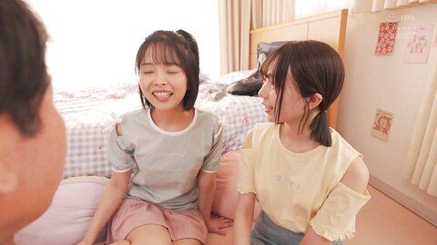 CAWD-882 Beautiful Sisters Want To Play With Their Relative Uncle For The First Time In 10 Years. Adolescent...