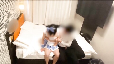 4772651 [Avec visage]**pzzyxqx*z* 3eme fois avec une basketteuse de 22 ans** qui ne pense qu`à son petit ami ! NTR sex in a cute maid cosplay [part 2]No.308