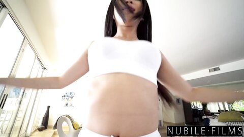Horny Asian Teen Jade Kush Shows Off Her Busty Bouncy Tits Fucks Bf For Extra Cardio
