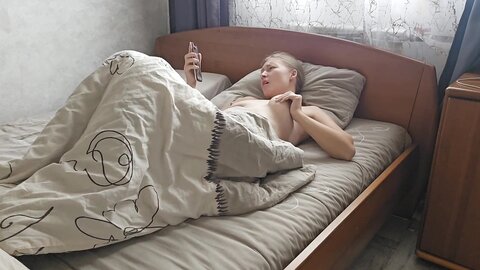 Morning Orgasm While Watching A Porn Movie Shaking From Orgasm