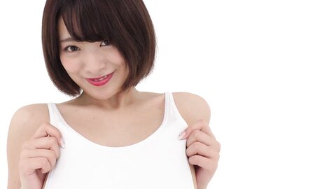 Digi-Gra - Karen in White Predatorrat Highleg Cut Swimsuit ぷれでたーらっと