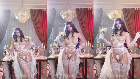 [Cosplay] Byoru - Eclipse Dream Bride 棕色尘埃 伊柯利普斯 婚纱 [61P28V-4.05GB] (21)