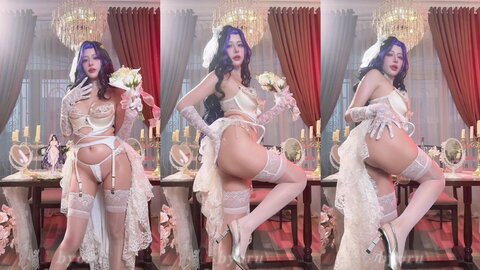 [Cosplay] Byoru - Eclipse Dream Bride 棕色尘埃 伊柯利普斯 婚纱 [61P28V-4.05GB] (19)