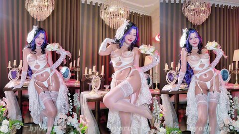 [Cosplay] Byoru - Eclipse Dream Bride 棕色尘埃 伊柯利普斯 婚纱 [61P28V-4.05GB] (2)