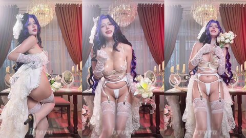 [Cosplay] Byoru - Eclipse Dream Bride 棕色尘埃 伊柯利普斯 婚纱 [61P28V-4.05GB] (9)