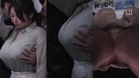 Minami Haru Minato Haru  A Crowded Last Train  A Drunk And Loose Office Lady Scene 1