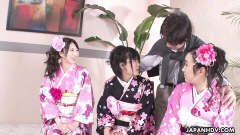 Asian  Kimono Lady Uta Kohaku Sanae Momoi Hina  Scene 1 172