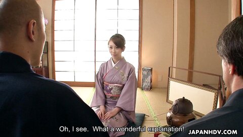 Asian  Kimono Lady Yui Saejima  Scene 1 174