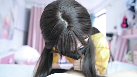 The Female Delivery Person Repays Fuck An Asian Delivery Girl With Her