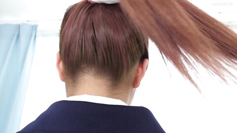 Lovepop Rika Tsubaki 椿りか - L0795 Clip 005 School Uniform tracksuit