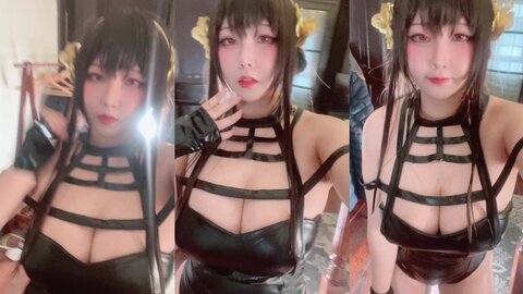 [Cosplay] KANEKO_咔喵 约尔太太同人兔女郎 [63P5V-1.49G] (2)