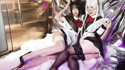 [Cosplay] 柒柒要乖哦 女仆の惩戒课 [110P1V-1.47GB]