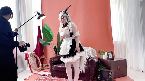 [Cosplay] KANEKO_咔喵 埃吉尔女仆 [37P3V-2.4GB]