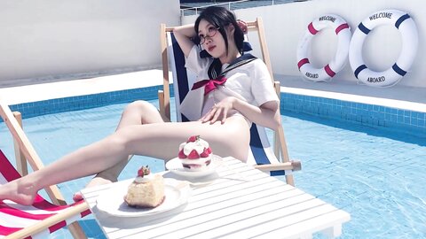 [Cosplay] 柒柒要乖哦 清凉夏日 [71P 1V-1.43GB]