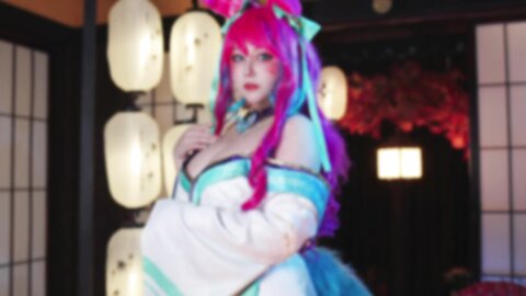[Cosplay] KANEKO_咔喵 英雄联盟 灵魂莲华 阿狸 [17P1V-541MB]