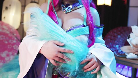 [Cosplay] KANEKO_咔喵 英雄联盟 灵魂莲华 阿狸 [17P1V-541MB]