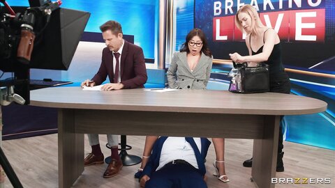 Nicole Doshi News Anchor Threesome