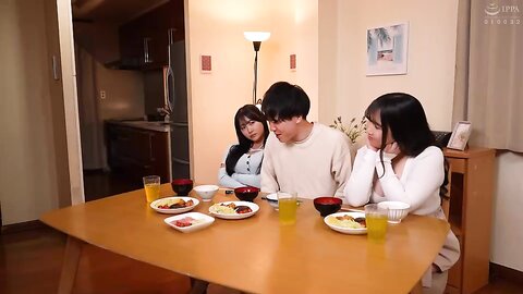 Tamaki Kurumi Himesaki Hana  Ended Up With A Threesome Of Sisters Scene 1