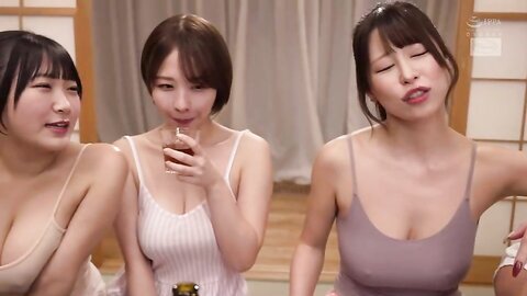 Amatsuki Azu  Four Super Slutty Busty Sisters *** Time In The Countryside By Teasing Us Scene 1
