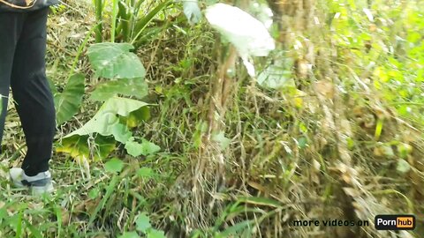 Quickie Sa Gubat  Risky Outdoor May Nakakita Samin While Fucking