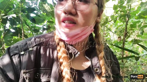 Quickie Sa Gubat  Risky Outdoor May Nakakita Samin While Fucking