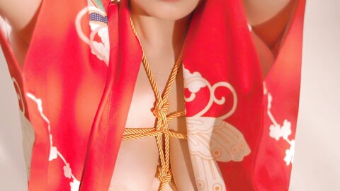 [Cosplay] 星澜是澜澜叫澜妹呀 和服绳缚 [50P1V-858MB]