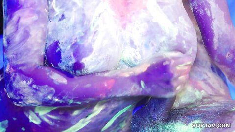 4800803 50% OFF!!![Half price until 12\04!] **p**zsnsoqz White slender beautiful big tits glow with fluorescent body paint! She shakes her beautiful ass in the dark and climaxes repeatedly in a cowgirl positi