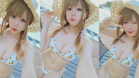 [Cosplay] Nyako喵子 向日葵比基尼 [66P1V-149MB]