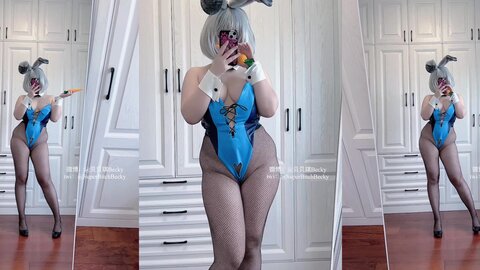 [Cosplay] 贝贝琪Becky 三色兔女郎 [24P16V-233MB] (14)