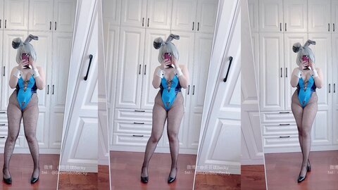 [Cosplay] 贝贝琪Becky 三色兔女郎 [24P16V-233MB]