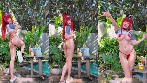 [Cosplay] Byoru NIKKE Rapi Redhood Summer [53P22V-3.56GB] (19)