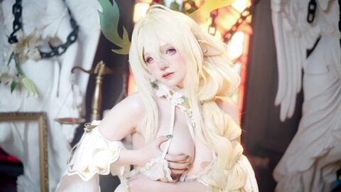 [Cosplay] 阿薰kaOri 碧蓝航线 金狮 [238P5V-4.93GB] (2)