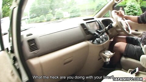Asian  Hitchhiker Shiori Ayase Nozomi Koizumi Yuuko Kohinata  Scene 1 180