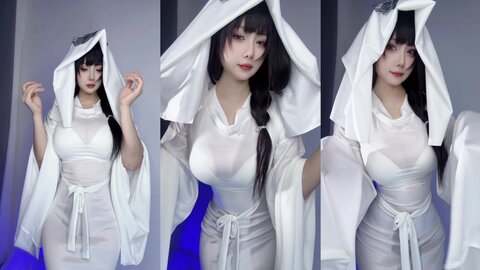 [Cosplay] 末夜787 可爱捣蛋鬼 绝命幽灵娘 [25P6V-344MB]