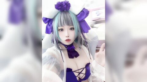 [Cosplay] 贞子蜜桃 碧蓝航线 柴郡泳装 [60P1V-1.19GB]