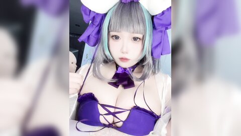 [Cosplay] 贞子蜜桃 碧蓝航线 柴郡泳装 [60P1V-1.19GB]