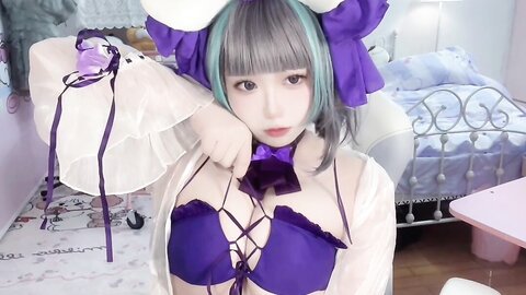 [Cosplay] 贞子蜜桃 碧蓝航线 柴郡泳装 [60P1V-1.19GB]