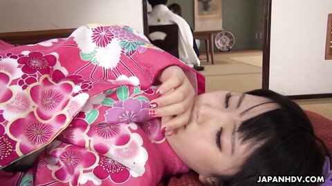 Asian  Kimono Lady Tsuna Kimura  Scene 1 246