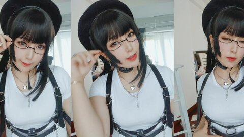 [Cosplay] 小容仔咕咕咕w 白T [20P2V-64MB] (2)