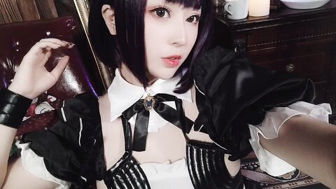 [Cosplay] 小容仔咕咕咕w 酒吞童子女仆 [46P1V-308MB]