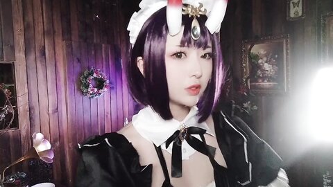 [Cosplay] 小容仔咕咕咕w 酒吞童子女仆 [46P1V-308MB]