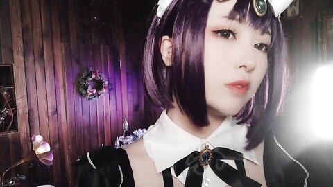 [Cosplay] 小容仔咕咕咕w 酒吞童子女仆 [46P1V-308MB]
