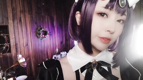 [Cosplay] 小容仔咕咕咕w 酒吞童子女仆 [46P1V-308MB]