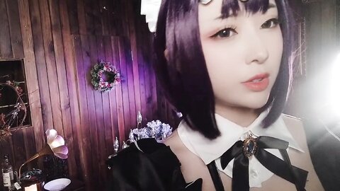[Cosplay] 小容仔咕咕咕w 酒吞童子女仆 [46P1V-308MB]