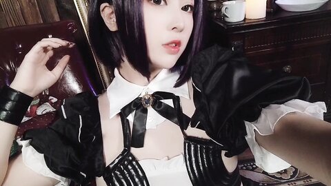 [Cosplay] 小容仔咕咕咕w 酒吞童子女仆 [46P1V-308MB]